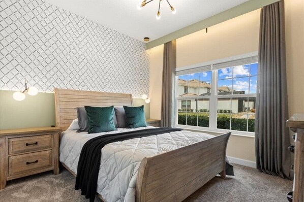 5 dormitorios, tabla de planchar con plancha, cuna de viaje y wifi