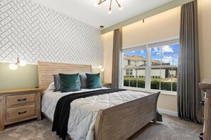 5 bedrooms, iron/ironing board, travel cot, WiFi