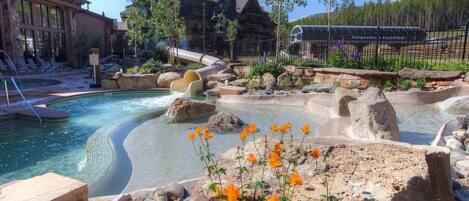 Indoor pool, outdoor pool