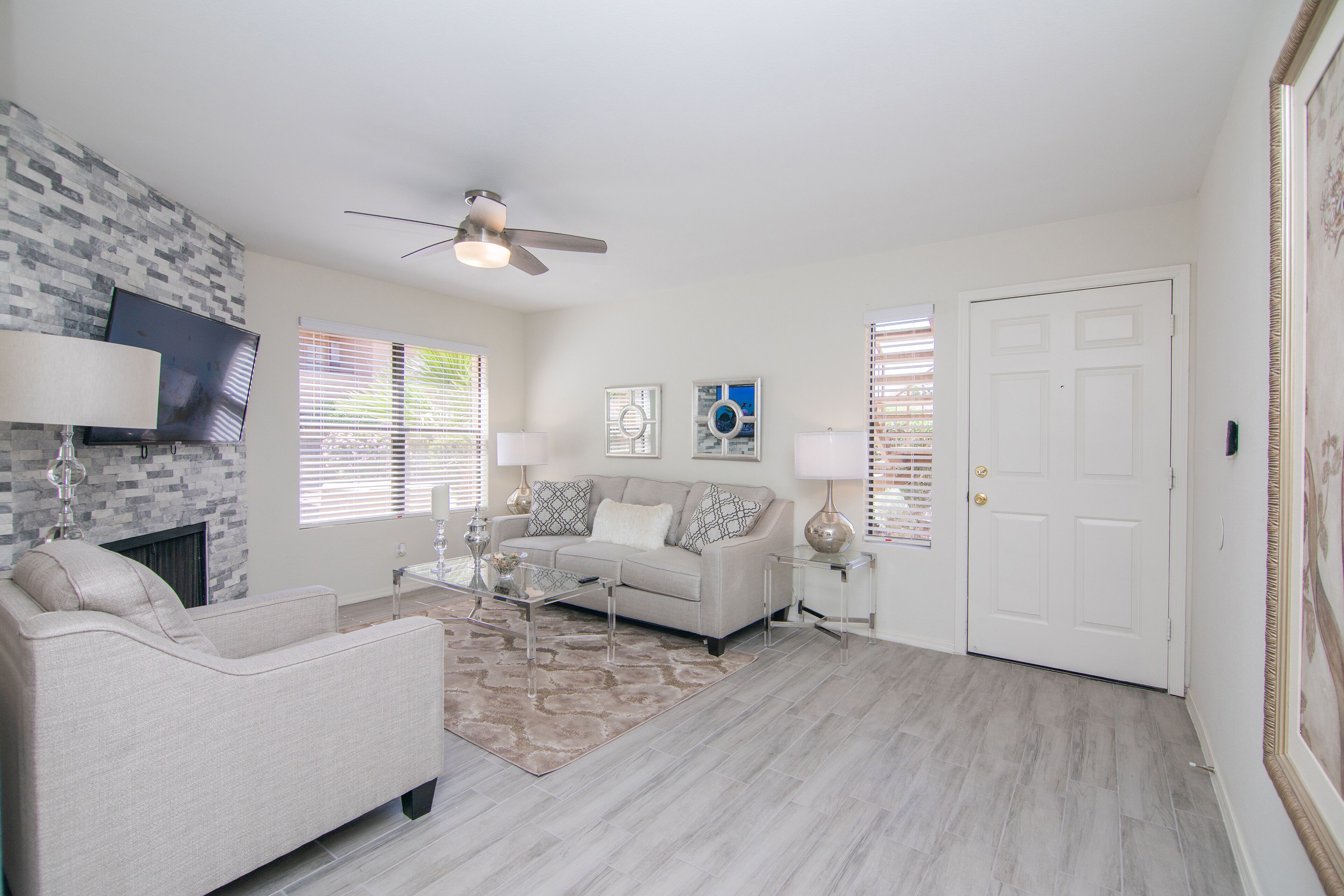 Luxury Designer Condo, all new and fresh!