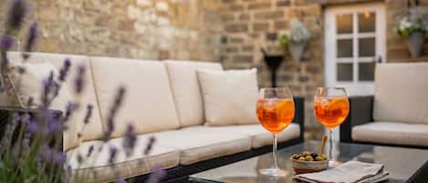 Cottage, privébadkamer (Willow Cottage) | Terras
