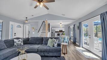 Smart TV, fireplace, offices