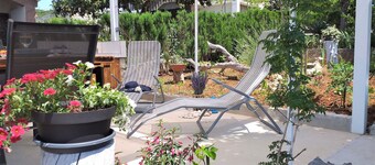 Ravart Double room with balcony and sea view balcony and summer kitchen