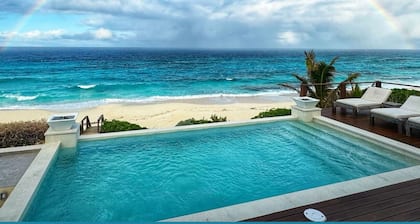Bali Style Luxury Beach Front Pool Home with Amazing Views. 5 BR, 5.5 baths