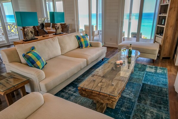 Smart TV, ping pong, books, music library