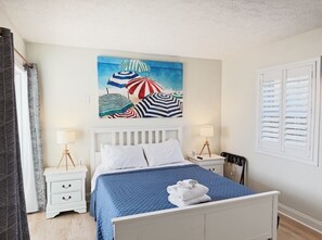 2 bedrooms, iron/ironing board, free WiFi, bed sheets