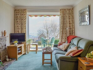 TV, fireplace - 3 bedroom accommodation in Blakeney Hill, near Lydney, Forest of Dean (Blakeney Hill, near Lydney, Forest of Dean)