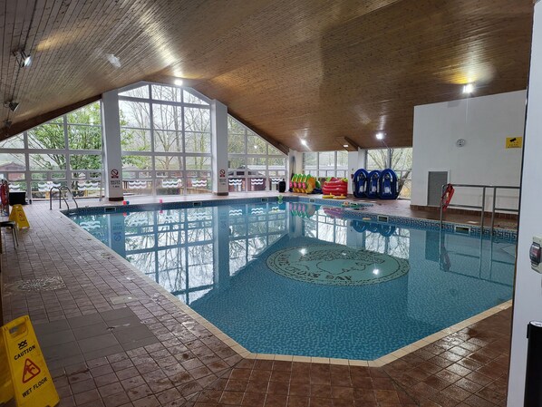 Indoor pool, a heated pool