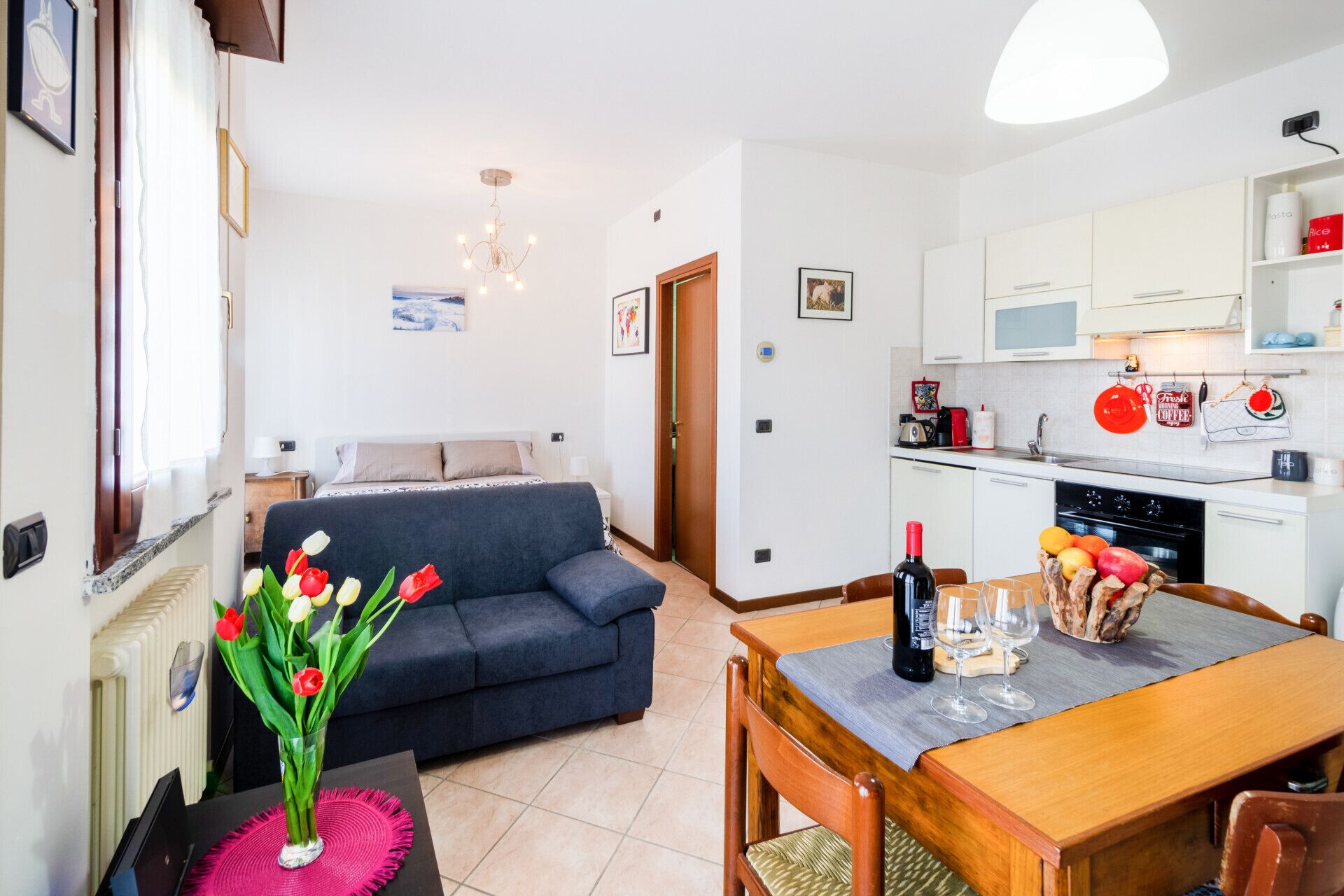 Parma Fiere Studio with parking and balcony