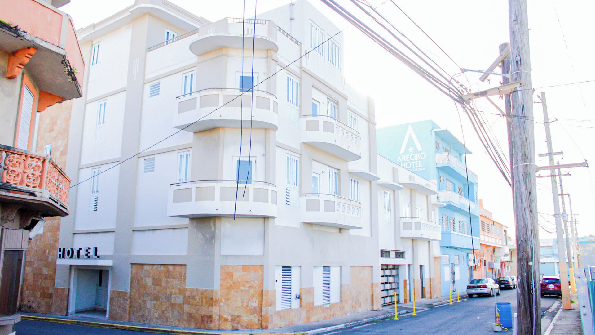 Façade de l’hébergement