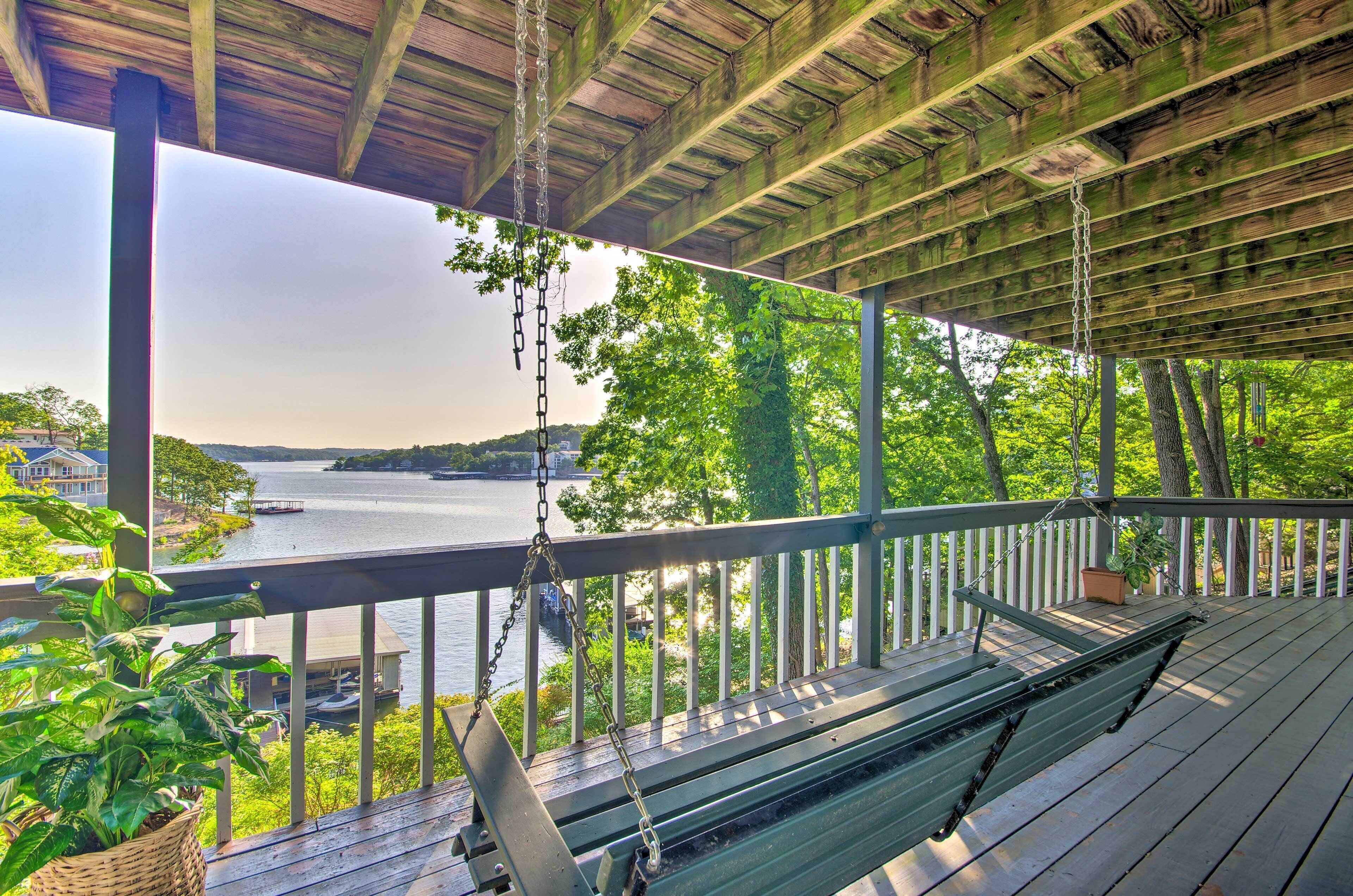 Waterfront Lake Ozark Home w/ Deck & Grill!