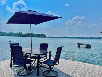 Seating on Private Pier