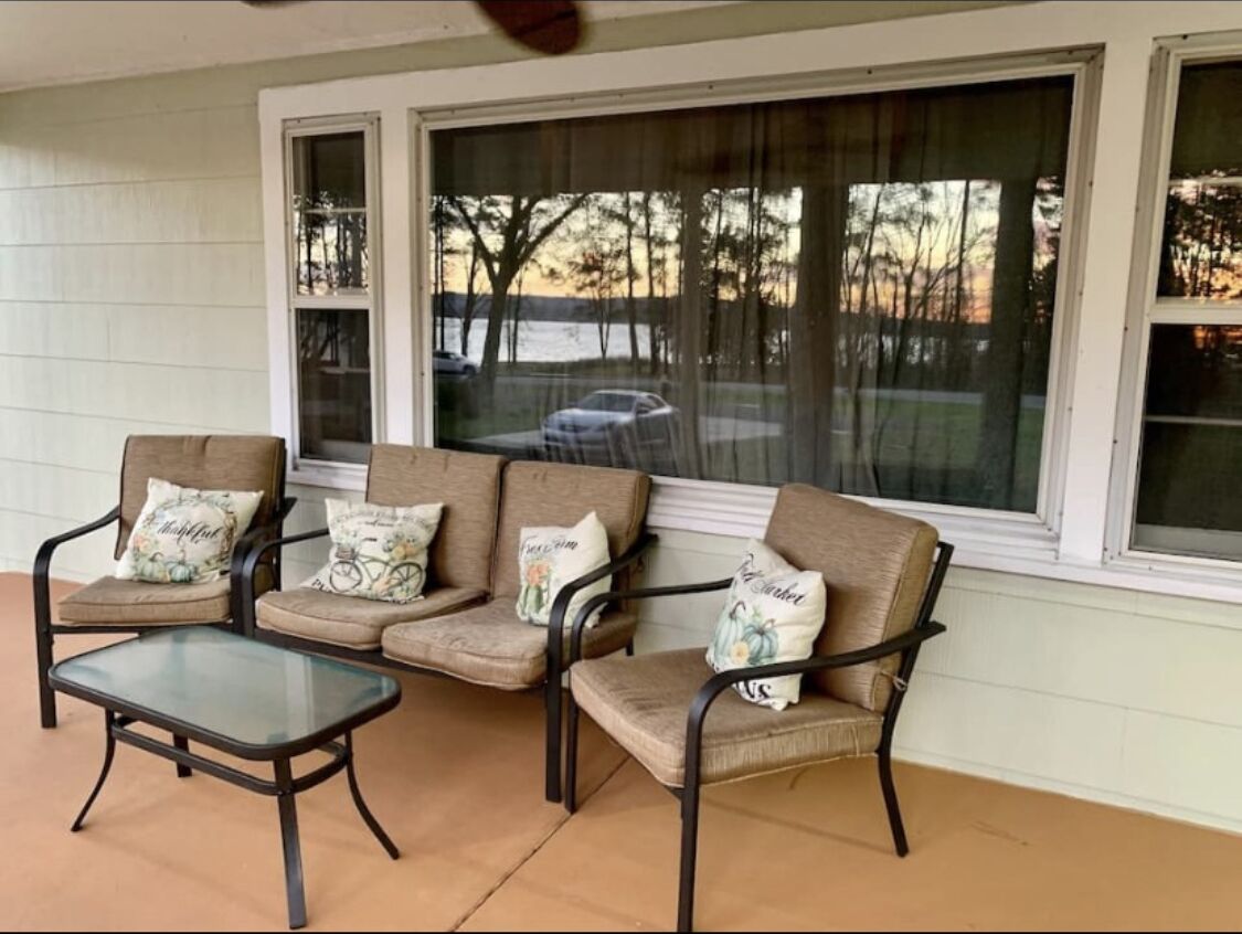 Beautiful sunsets on the Lake from our cottage