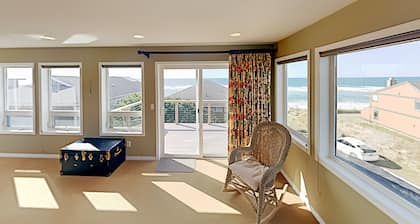 Expansive Beach Retreat | 2 Decks & Balcony | Corner Lot, 50’ to Ocean