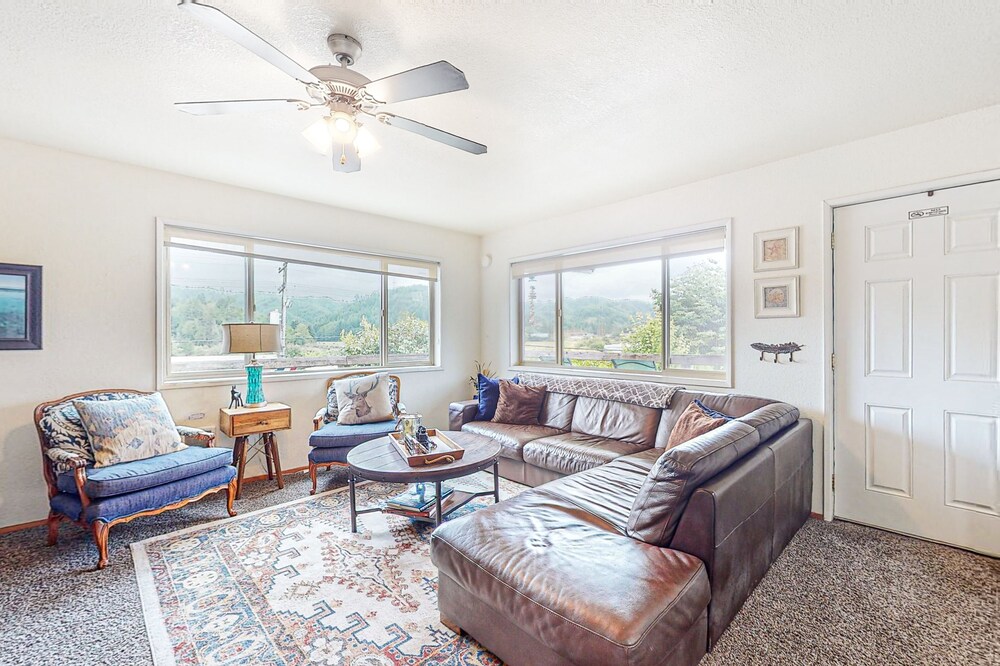 Riverview retreat with game room | walk to dining | near beach, dunes, lakes