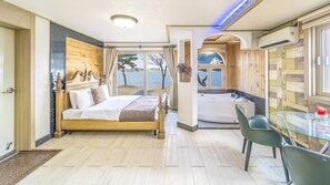 Basic Room, 1 Bedroom (A - 101 (Ocean view)) | 1 bedroom, free WiFi - Daebudo Geugotegamyeon Pension (Ansan)