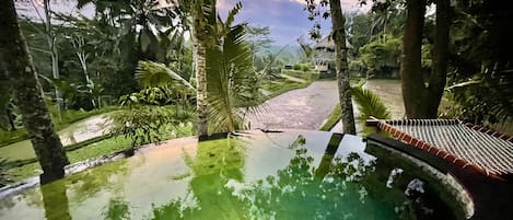 Outdoor pool, an infinity pool