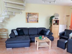 TV, DVD player, stereo