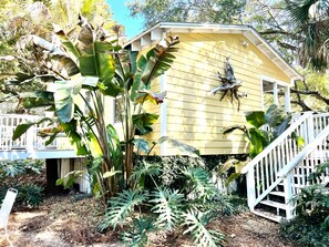 Exterior - Charming Folly Cottage! Steps to Downtown, Pier & Beach! (Folly Beach)