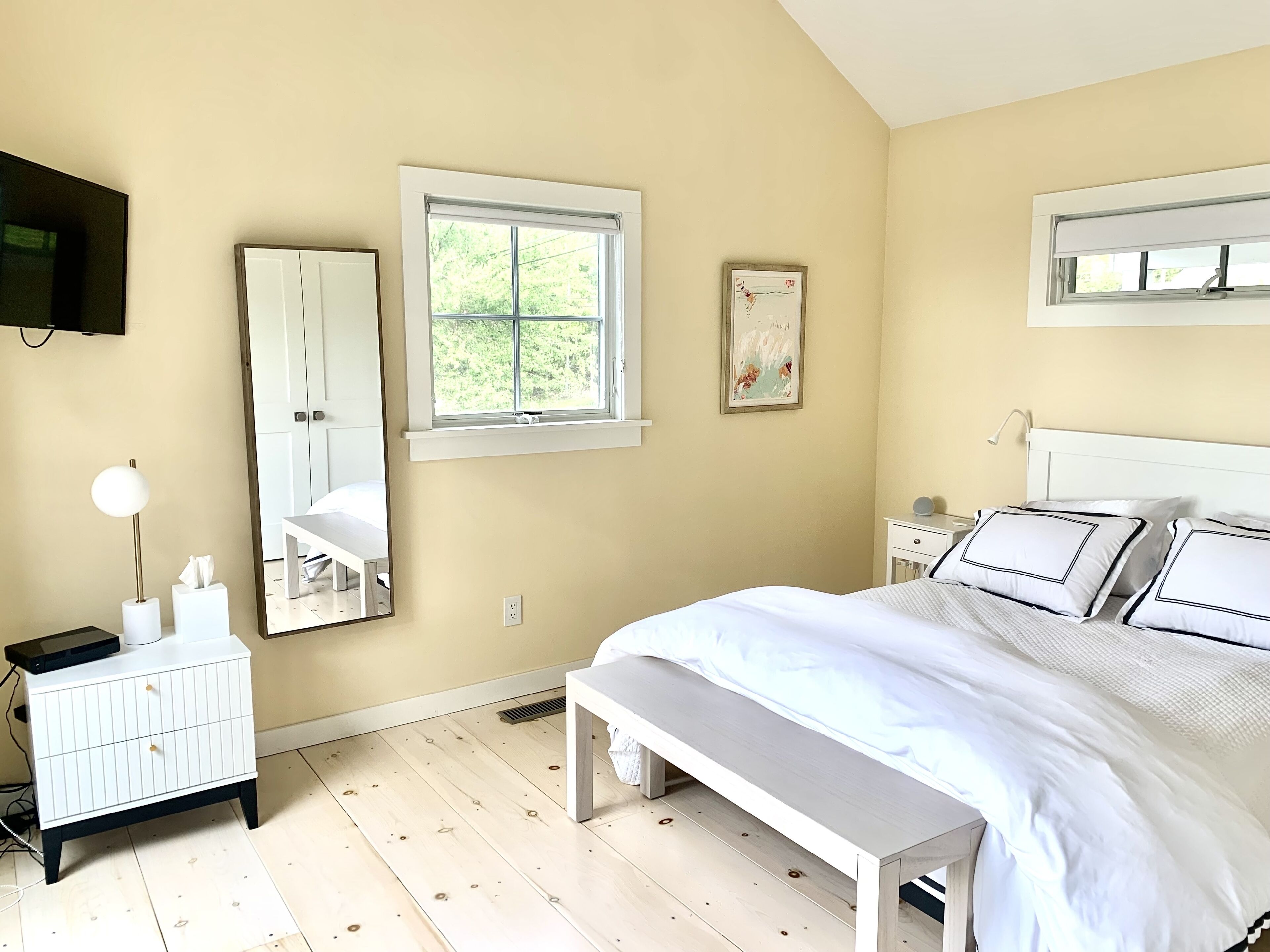 Sun filled 2-bedroom steps away from the beach