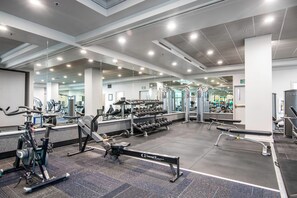 Fitness facility - Lovely Telegraph Hill 1BR w/ Gym & Spa, walk to Muni, by Blueground (San Francisco)