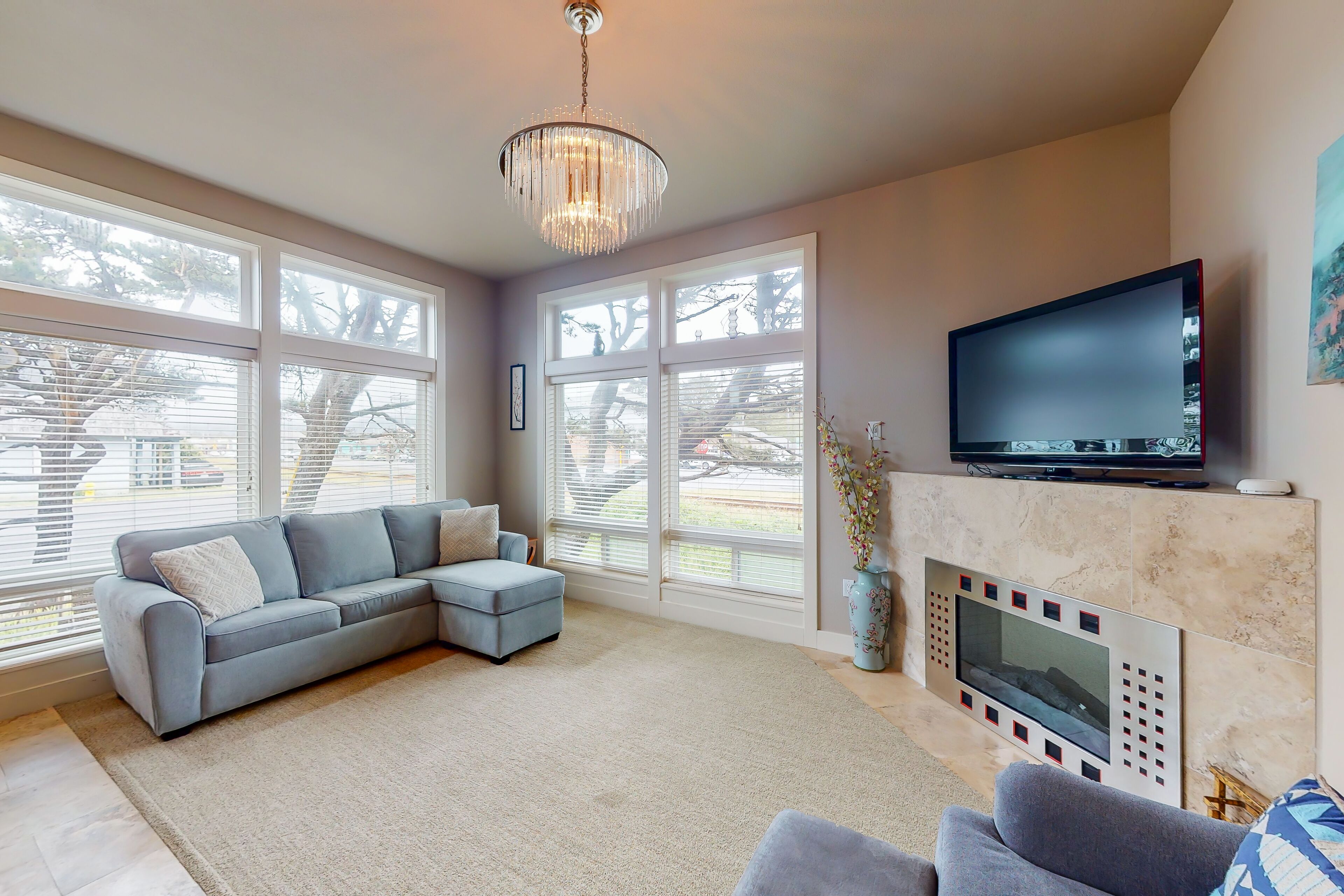 Two adjoining beachside homes with ocean-view deck - walk to dining & shops