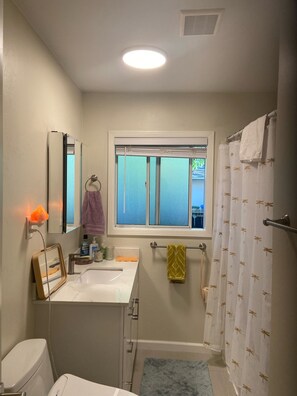 Kombination af bruser/badekar, bidet