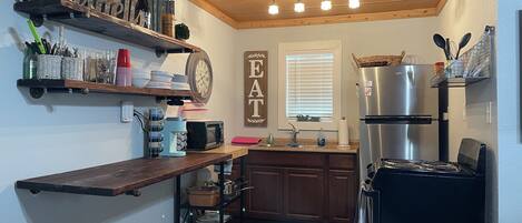 Microwave, oven, stovetop