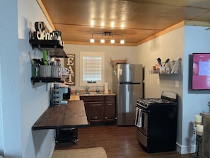 Microwave, oven, stovetop