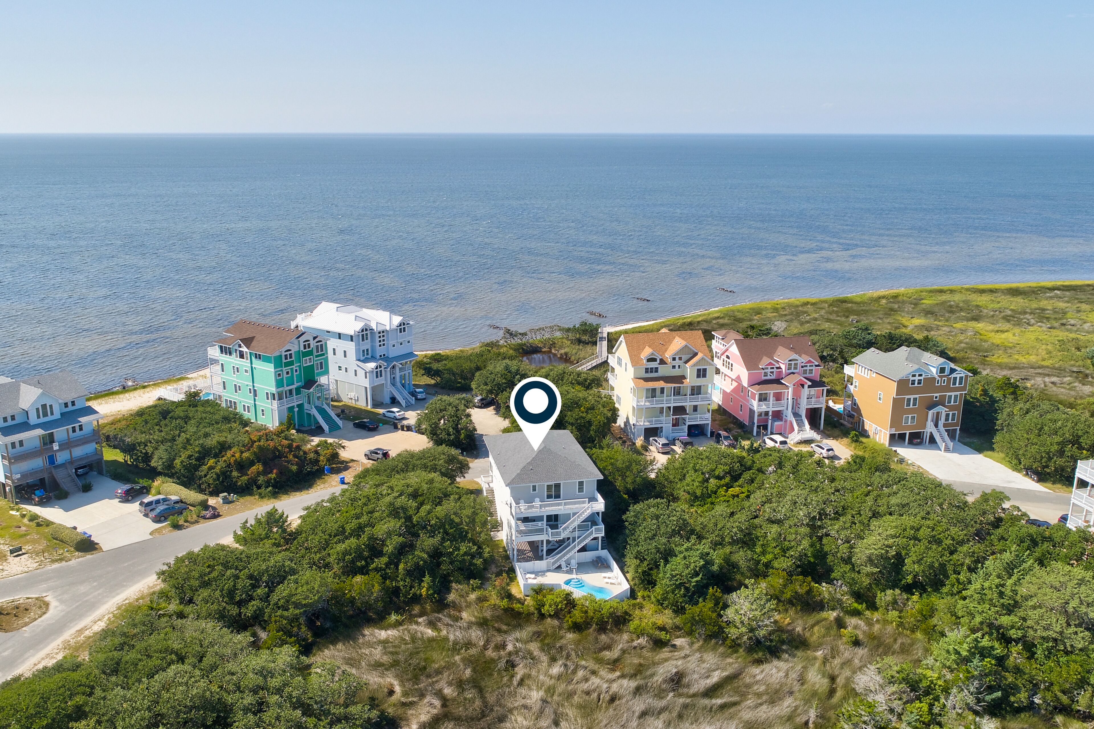 Brand new home with sound access/views, private pool, hot tub & great decks