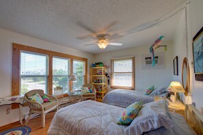 3 bedrooms, internet, bed sheets