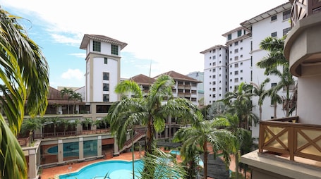 Comfort Apartment, 2 Bedrooms, Pool Access | View from room