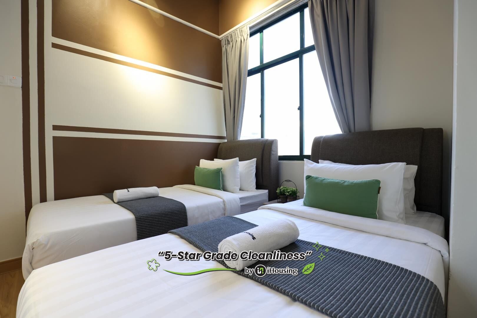 Premium bedding, iron/ironing board, individually furnished, bed sheets