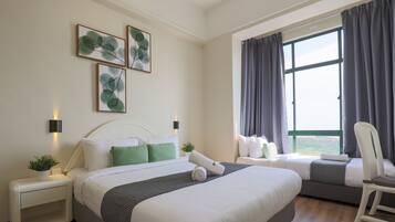 Apartamento Confort, 2 habitaciones, acceso a la piscina | Ropa de cama de alta calidad y tabla de planchar con plancha