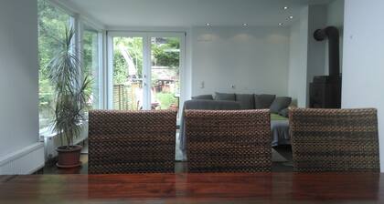 Spacious, modern top-floor apartment on the outskirts of the city