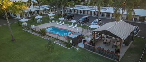 منظر من الجو على ارتفاع عالٍ