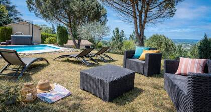 House Monbazillac, exceptional view with swimming pool 2 - 4 persons