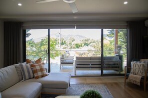 Tv, eldstad och dvd-spelare