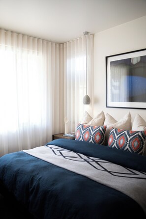 3 habitaciones y ropa de cama de alta calidad 
