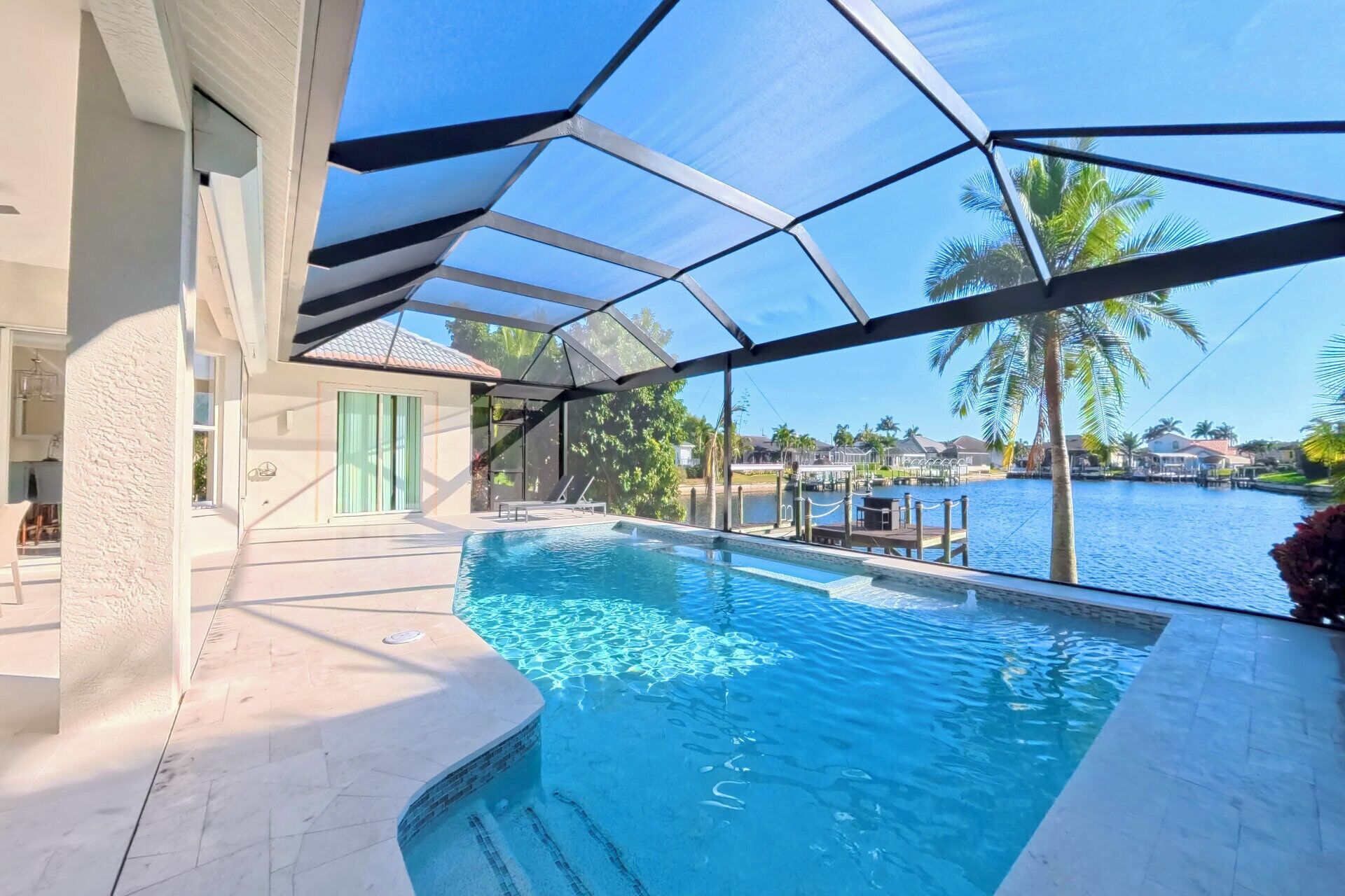 Indoor pool, a heated pool