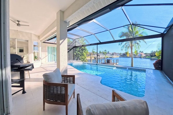 Indoor pool, a heated pool