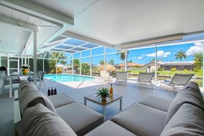 Indoor pool, a heated pool