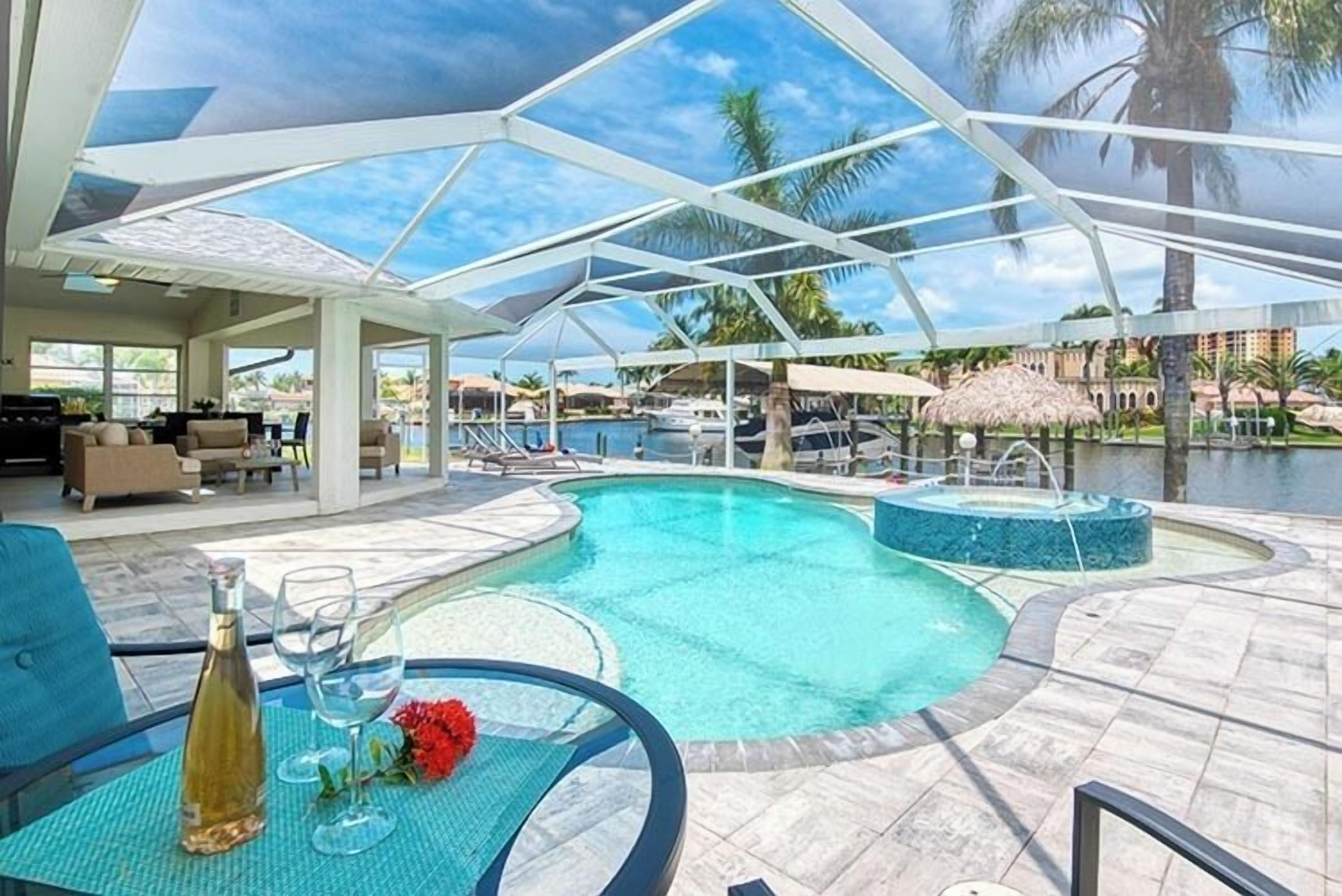 Indoor pool, a heated pool