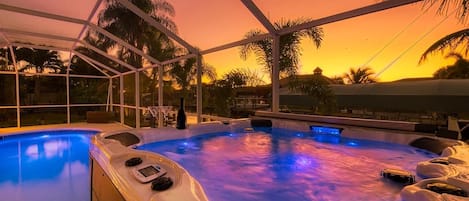 Indoor pool, a heated pool