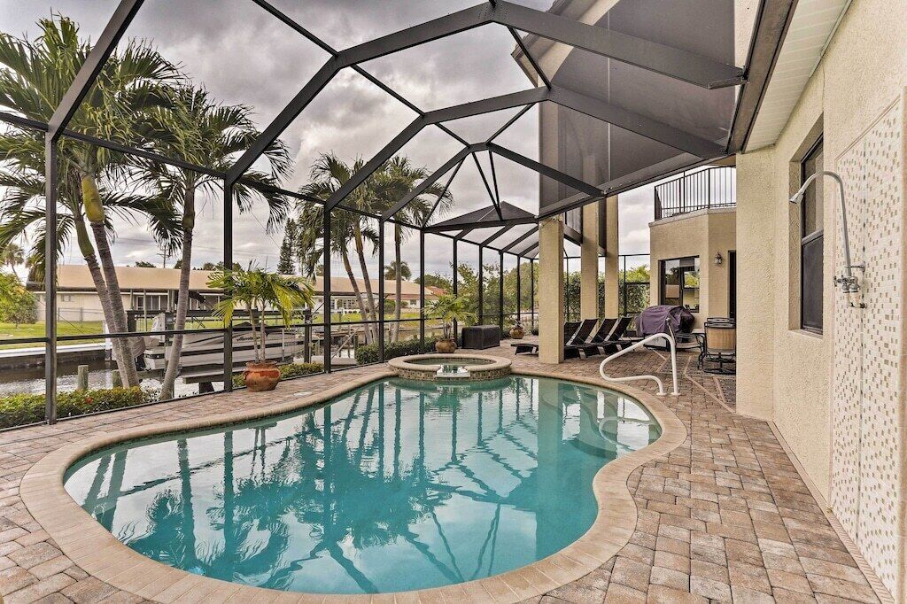 Indoor pool, a heated pool