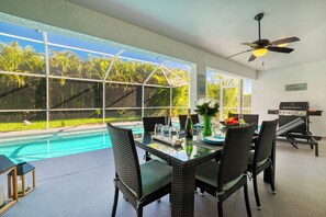 Outdoor dining