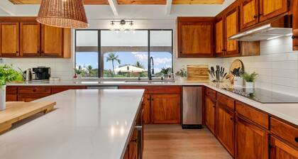 Entire Gated Estate w/ Lap Pool Ocean View AC in DT Kona