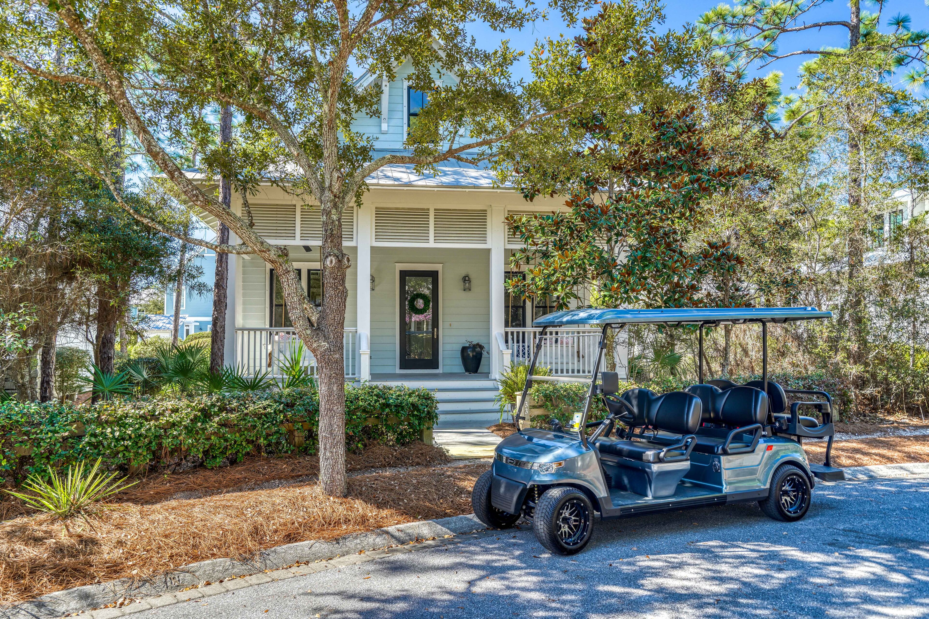 3 Bedroom Designer Lake District Home in WaterColor with Electric Cart.