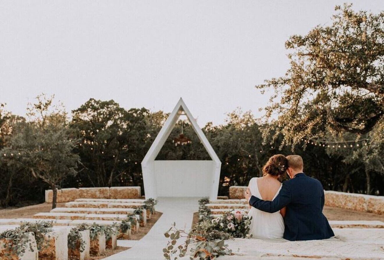 Área externa para banquete