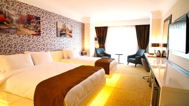 Twin Room | Iron/ironing board (on request), WiFi (free) - melid hotel (Malatya)